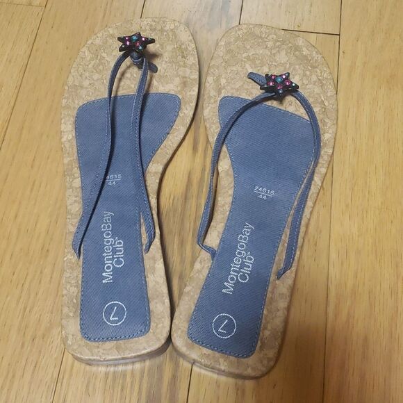 Montego Bay Club Flip Flops - Picture 1 of 8